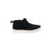 TOMS Sneakers: Black Solid Shoes - Women's Size 8 1/2 - Round Toe