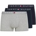 Tommy Hilfiger Herren Boxershorts Trunks Unterwäsche, Mehrfarbig (Des Sky/Grey Htr/Des Sky), S