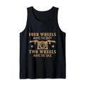 Four Wheels Move The Body, Two Wheels Move The Soul - Tank Top