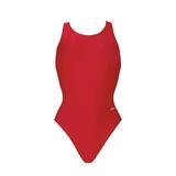 Dolfin Women s Ocean Solid Performance Back Swimsuit (Red 32)