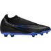 Nike Phantom GX Club DF FG Soccer Cleats (Black/Blue M10.0/W11.5 D)