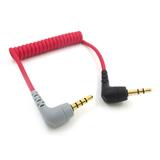RUSR 3.5mm Microphone TRS to TRRS Cable Cord for RODE Videomic Pro+/VideoMic GO