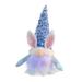 QTOCIO Happy Easter Decorations Clearance Glitter Bunny Glowing Dwarf Doll Gifts Holiday Home Decor Couples Little Bunny Doll Ornaments Blue