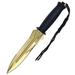 Wartech 11.75 Golden Fixed Blade Hunting Knife Tactical Survival Serrated Blade with Sheath