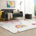 Anyway.go Area Rug Non Slip Absorbent Comfort Soft Floor Carpet Yoga Mat for Indoor Outdoor Entryway Living Room Bedroom Home Decor 60 x 39inch Pink Unicorn