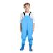 Uuszgmr Baby Boys Girls Rompers Cute Round Neck Solid Color Fishing Waders For Toddler Children Water Proof Hunting Waders With Boots Blue Size:8-9 Years