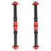 2pcs 40cm Dumbbell Bars Dumbbell Handles Weight Lifting Spinlock Collar Set with 4pcs Nuts for Gym Barbells Dumbbell Bars Strength Training (Random Color)