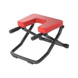 Tnarru Yoga Headstand Bench Yoga Inversion Chair with Steel Frame Heavy Duty Balance Training Yoga Inversion Bench Headstand Trainer red