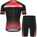 Lixada Cycling Jersey Set Breathable Quick- Padded Mtb Outfit Mtb Outfit Set Quick- Sleeve And Men Set Sleeve And Padded Mewmewcat Qahm Eryue Outfit Men