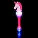 Unicorn Spinning LED Light Up Wand (Pink) (15 ) Batteries Included. Fun Cute Pretend Princess Spin Wands Prop and Party Favor for Boys and Girls