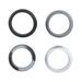 4 PCS Rings Silicone Wedding Bands Women Stackable Camo Grey for Sports Male Lovers