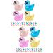 80 Pcs Mini Glow-in-the-dark Duck Toy Cartoon Cake Decor Resin