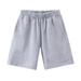 gvdentm Boys Soccer Shorts Kidsâ€™ Cargo Hiking Shorts Boys Casual Elastic Waist Outdoor Quick Dry Shorts Grey 140