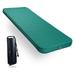 Hassch Self Inflating Sleeping Pad 4 Ultra-Thick Memory Foam Camping Pad with Pillow Fast Inflating Insulated Camping Mattress Pad 4-Season Camp Sleeping Mat for Camping/Travel/Car/Tent (Green)