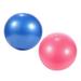 2 Pcs Pilates Ball Yoga with Pump Inflatable Birthing Exercise Balance