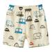 gvdentm Boys Soccer Shorts Boys Cargo Shorts Elastic Waist Multi Pocket Contrast Summer Shorts Beige 100
