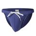 Men Swimwear Swim Underwear Briefs Bikini Beachwear Swimming Trunks M-Xxl (Dark blue L)