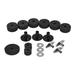 Carevas Drum Replacement Kit Cup Sleeves And 18 Pcs Drum Clutch Hi Hat Stand Hi-hat Clutch Sleeves And Metal Drum Kit Hi-hat Clutch Hi Of 18 Pcs Hat Cup Sleeves Set Stand Hi-hat Kit Eryue Of Adben