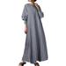 VBARHMQRT Female Casual Dresses for Women 2024 Party Women s Abaya Dress Prayer Dress Full Length Kaftan with Hijab Dubai Maxi Dress Spring Dresses for Women 2024 Plus Size Long Open Back Dress