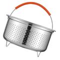 Stainless Steel Rice Steamer Outdoor Pot Supply Anti-scald Chinese Style Basket Stackable Insert