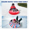 Arealer Snow Tube Tube Thicken Snow Thicken Snow Winter With Handle Pvc Tube Thicken Inflatable Pvc Tube Snow Winter Snow Tube Pvc Thicken Handle 35 /43.3 Kids 35 /43.3 Kids Inner Buzhi Siuke
