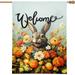 Easter Garden Flag Double Sided for Garden Yard House Happy Easter Outdoor Rabbit Small Flag Farmhouse Outside Holiday Decorative Decoration 12x18 Inch