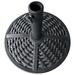 HILAND AZ Patio Heaters Round Wicker-Look Concrete Base in Plastic for Market Umbrella