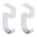 Portable Aluminum Desk Side Hanging Hooks - Multi-functional Student Storage