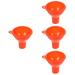 4 PCS Large Diameter Oil Funnel Household Funnel Silicone Funnel Oil Funnel Home Tools Wide Mouth Funnel Kitchen Funnels