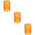 3pcs Pendant Lamp Shade Glass Pendant Fixture Shade Hanging Cylinder Light Shade