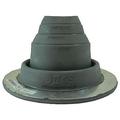 Round Gray EPDM Flexible Pipe Flashing (Fits OD Pipe Sizes 1-3/4 To 3-1/4 ) Metal Roof Jack Pipe Boot - Metal Roofing Pipe Flashing - Deks