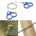 Ettsollp Stainless Steel Outdoor Camping Emergency Survival Pocket Rope Wire Chain Saw