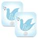 ALAZA Bird Of Peace Love Cute Night Lights Plug into Wall -2 Pack Motion Sensor & Dusk to Dawn Sensor Adjustable Brightness & Warm White