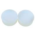 2 Pcs Flesh Tunnels Plugs Opal Ear Stretchers Ear Tunnels Plugs Ear Stretchers Ear Expander White