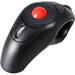 2.4G Ergono Trackball Finger Handheld USB Mouse for PC Laptop Mac Left and Right Handed User (Black