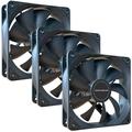 120mm Case Fan 3 Pack pc Fans DM-120 High Performance PC Case Fans 120mm Fan with Hydraulic Bering - Low