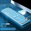 Oneshit Keyboard&MOUSE On Clearance Gaming Keyboard USB Wired Floating Keyboard Ergonomic Water Mechanical Feeling Keyboard Ultra-Slim LED Backlit Keyboard For Desktop Compute On Clearance