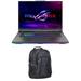 ASUS ROG Strix G16 G614 Gaming Laptop (Intel i9-14900HX 24-Core 16.0in 240 Hz Wide QXGA (2560x1600) GeForce RTX 4060 16GB DDR5 5600MHz RAM Win 11 Home) with 1680D Backpack