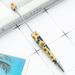 Feildoo 10 Pieces Beadable Pen Bead Ballpoint Pen Bead Pen Shaft Black Ink Rollerball Pen with Refills for Kids Students Office School Supplies Printed 21 Sunflower A Y05J4I4G