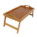 Writing Desk Little Table Small Desk Table Breakfast Tray Bed Small Writing Table Folding Foot Tray Desk Foldable Bamboo Elder