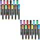 Erasible Pens Whiteboard Markers Dry Erase Fine Tip Classroom Wipe Painting Multicolor Abs Child 24 Pcs