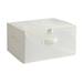 Collapsible Storage Bins Collapsible Container Foldable Fabric Storage Bin Storage Box Organizer Quilt White Cloth