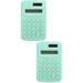 Set of 2 Plastic Silica Gel Math Calculater Calculator for College Small Office