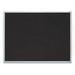 UVP UV640AEZ-BLACK-SATIN Black tack board 24 x 18 with Satin aluminum frame