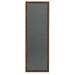 UVP UV6090AK-WALNUT-MEDGRY Medium Grey fabric corkboard with walnut wood frame 12 x 36