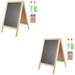 2 Sets Small Erase Board Whiteboard for Kids Sidewalk Chalkboard Erasable Toddler