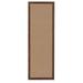 UVP UV6090AK-WALNUT-BUFF Buff fabric corkboard with walnut wood frame 12 x 36