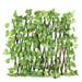 Docooler Simulation Fence Fence Telescopic Fence Fake Flowers Green Leaves Garden Fence Wall Guardrail Decorative Leaves Blocking Plants Small Fence-Little Creeper