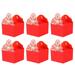 15 Pcs Party Supplies Paper Gift Storage Case Treat Goodie Bag Boxes for Presents Packing Tassel Chinese Style Bride