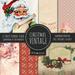 Vintage Christmas Scrapbook Paper EC36 Pad 8x8 Scrapbooking Kit for Papercrafts Cardmaking DIY Crafts Holiday Theme Retro Design